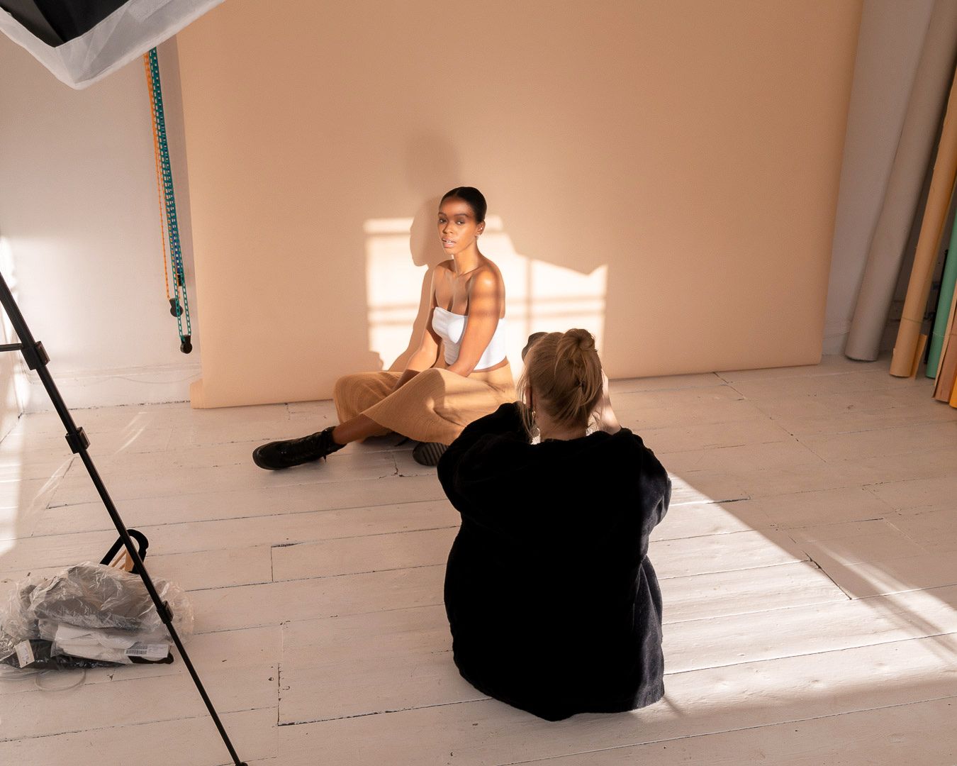 behind the scenes earring photoshoot - Helix & Conch