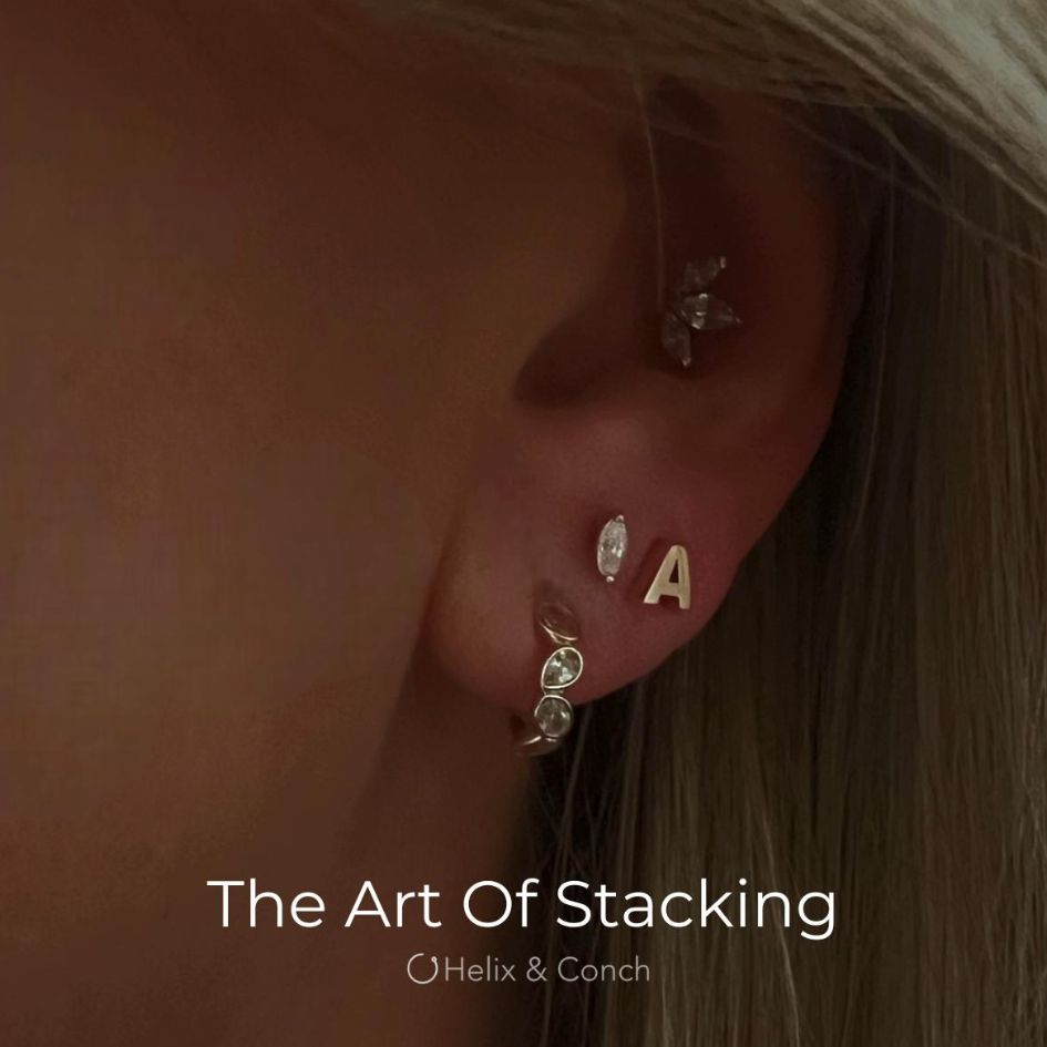 Conch Stack How to Stack Earrings: The Complete Guide | H&C – Helix & Conch