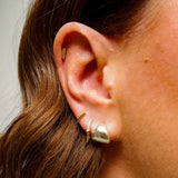 Zanna pair of gold earrings