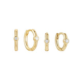 The Biseau Stacking set - Gold