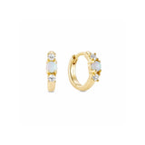 Celeste Huggie Hoop - Gold