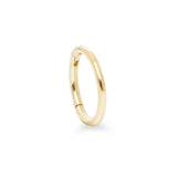 Ciclo large 9k solid yellow gold clicker earring for conch
