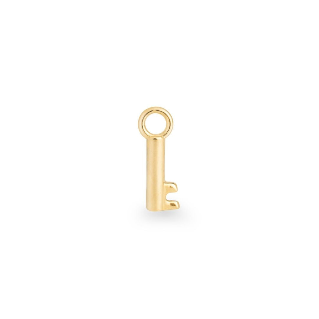 Helix & Conch | Clef Key Charm - Solid Gold