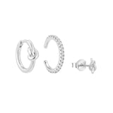 The Knot Stacking Set - Silver