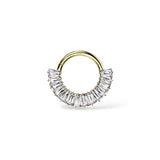 Royale 14k solid yellow gold single Daith earring