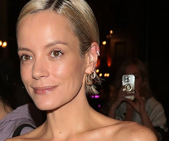 Lily allen wearing Helix & Conch Eterna hoop earring