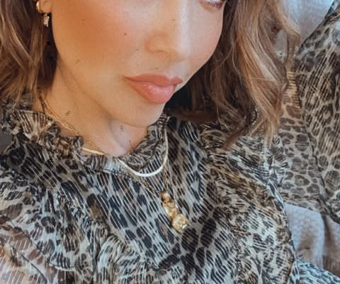 Myleene Klass wearing ear stack by Helix & Conch