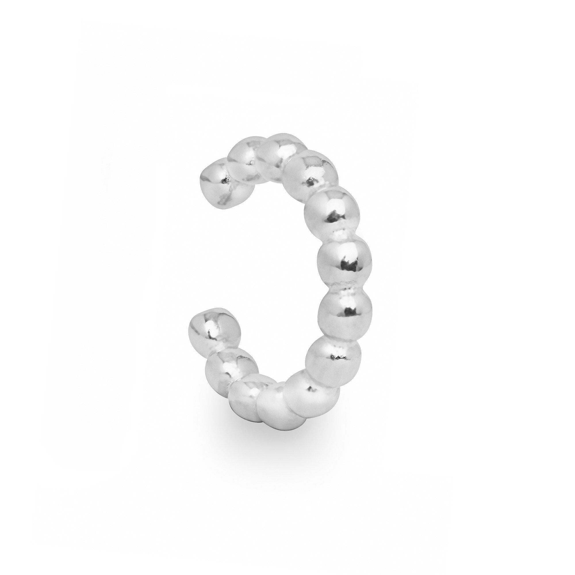 Esfera silver single ear cuff - Helix & Conch