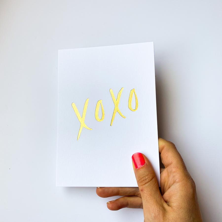 XOXO Greeting Card - Helix & Conch