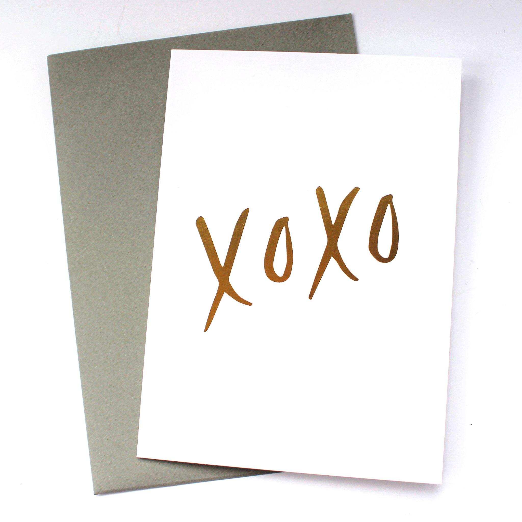 XOXO Greeting Card - Helix & Conch